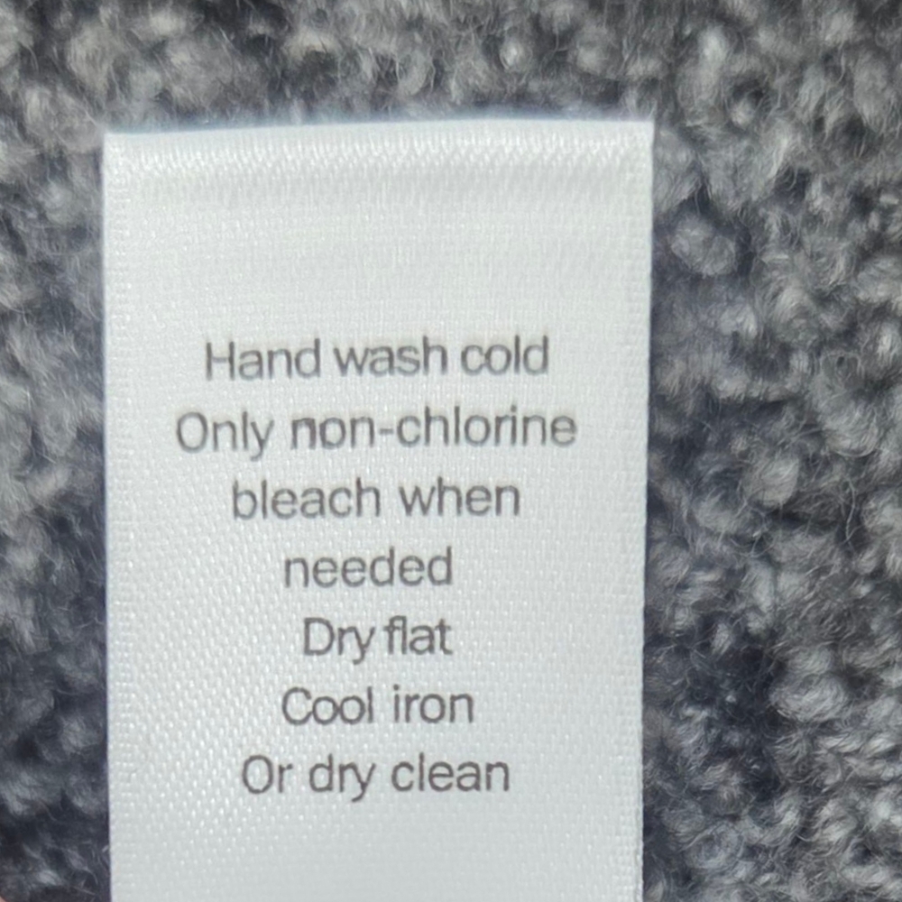 Athleta Merino Wool Yak Cardigan Sweater Womens XS Gray Long Sleeve Hooded - Picture 9 of 12